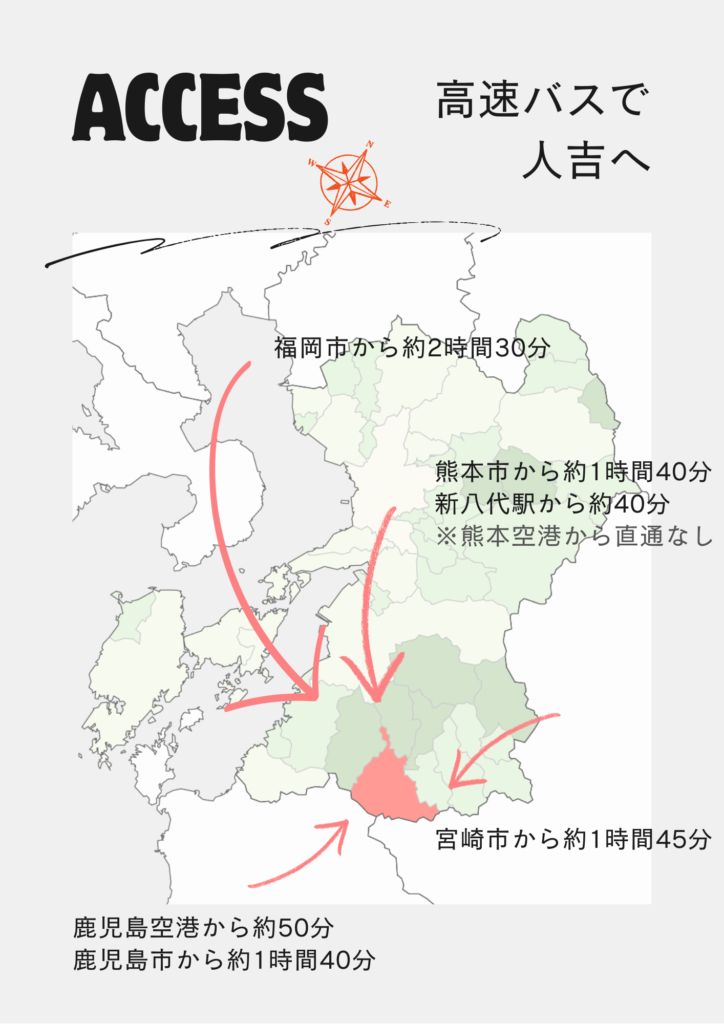 人吉へのアクセス