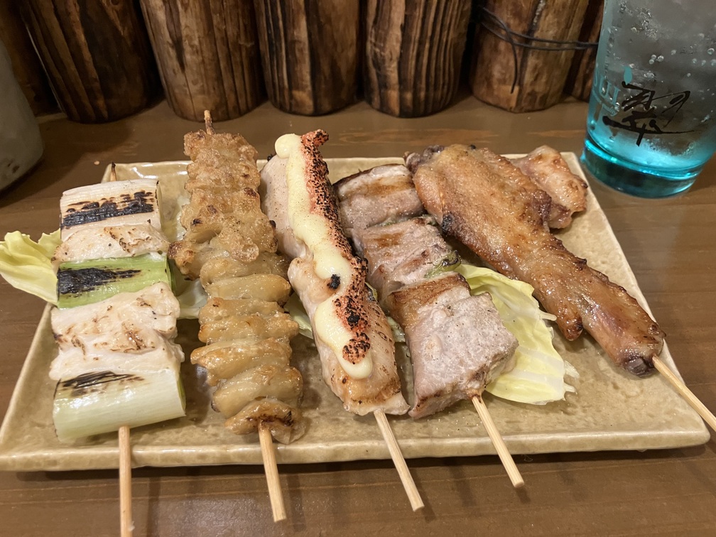 焼き鳥盛り合わせ