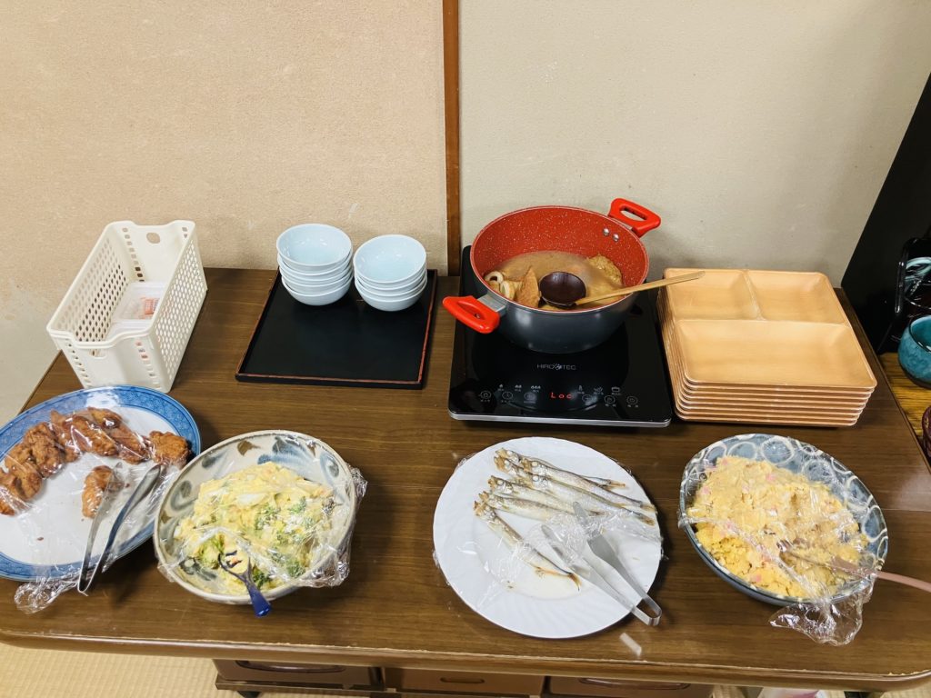 朝食会場