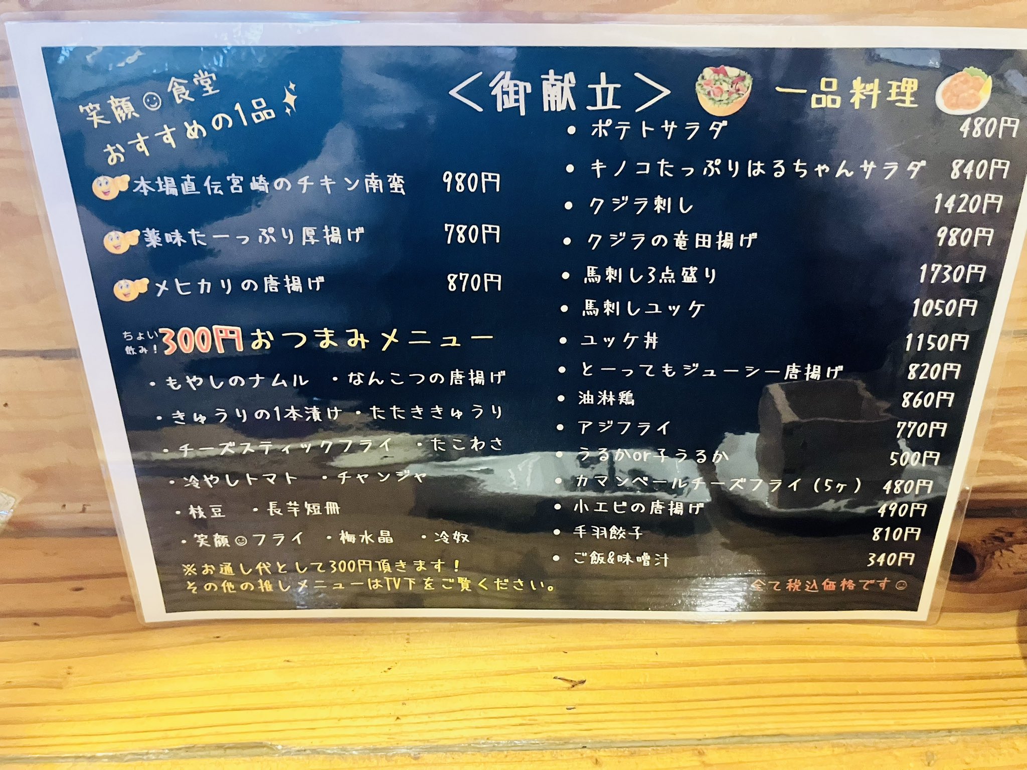 ランチメニュー