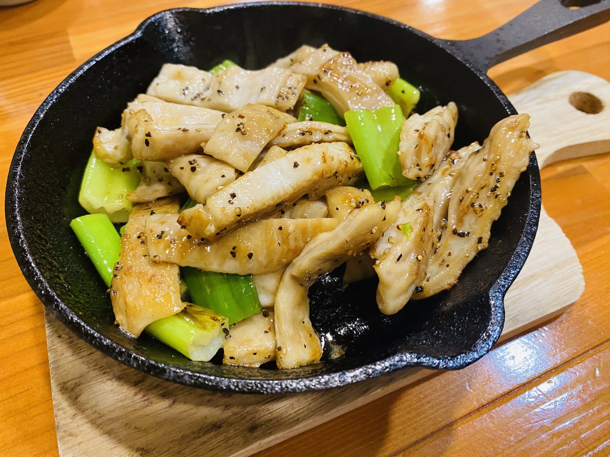 ホルモンいため