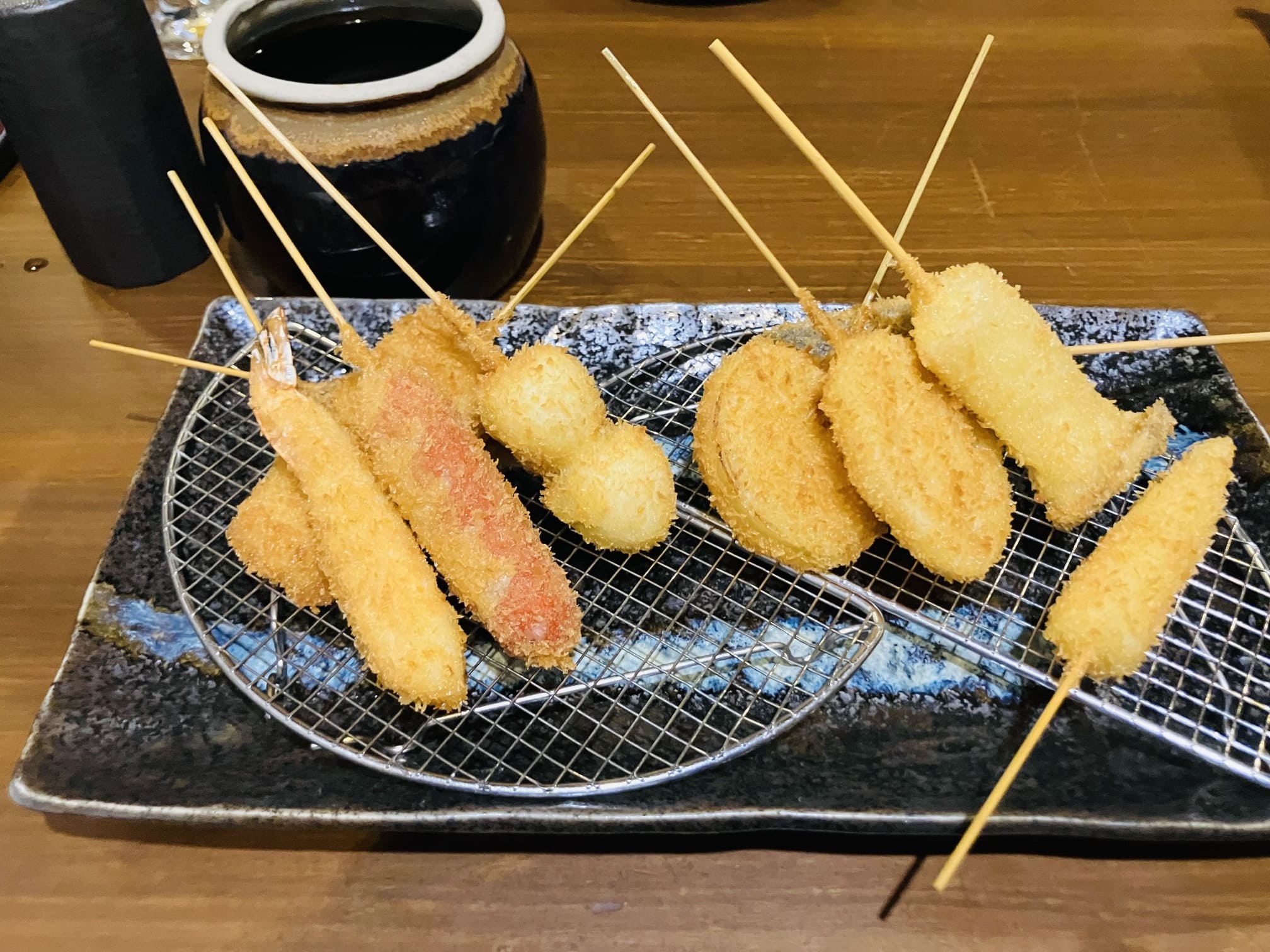 串カツ盛り合わせ